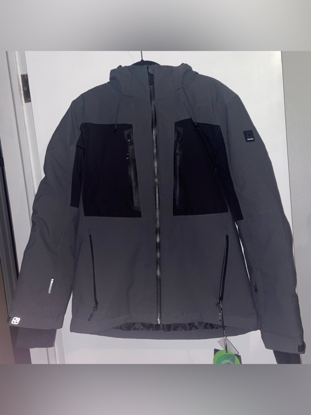 KILLTEC MENS SMALL KSW 60 INSULATED SKI JACKET SNOW WATERPROOF ANTHRACITE NWT